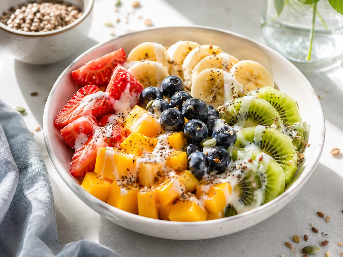 Fresh fruit breakfast