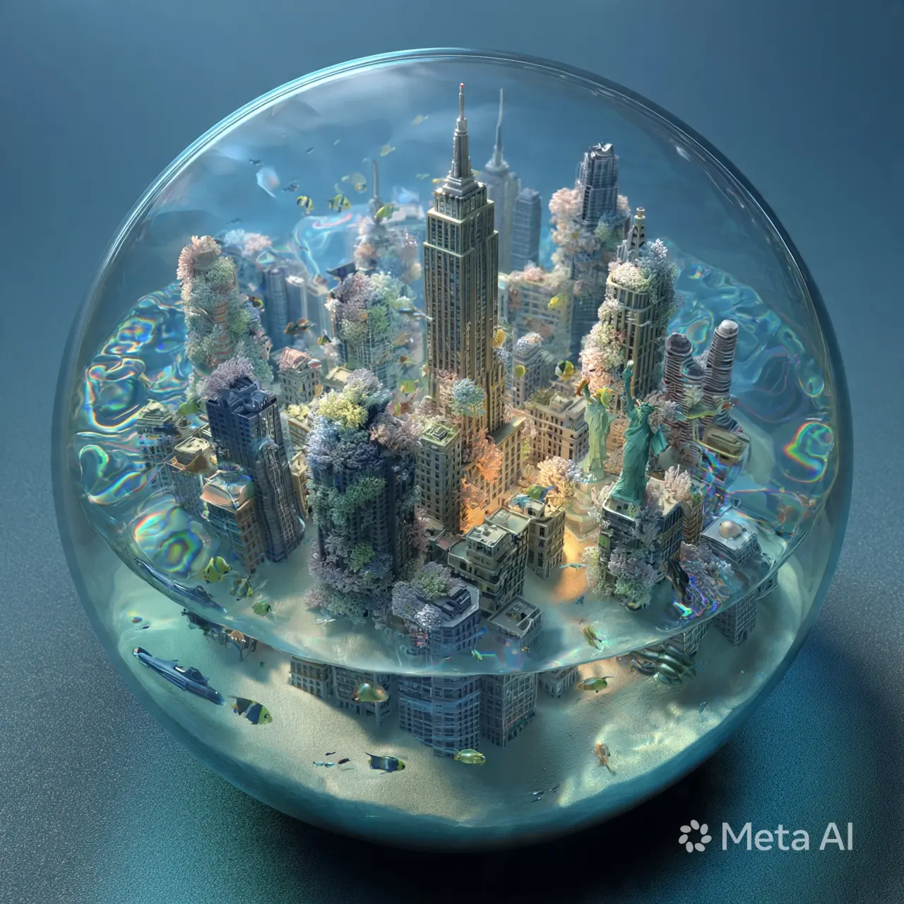 Fishbowl City Miniature