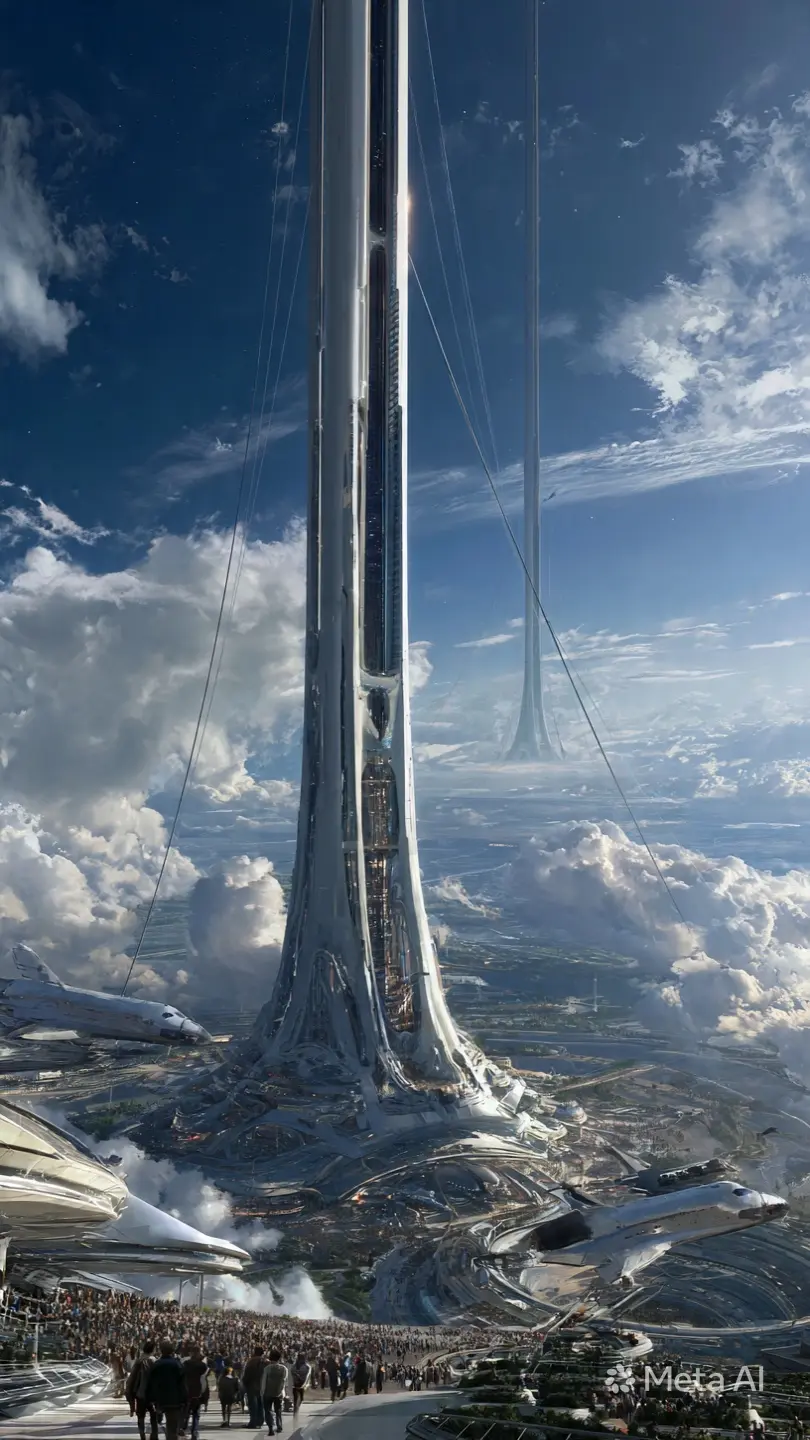 Space elevator arrival