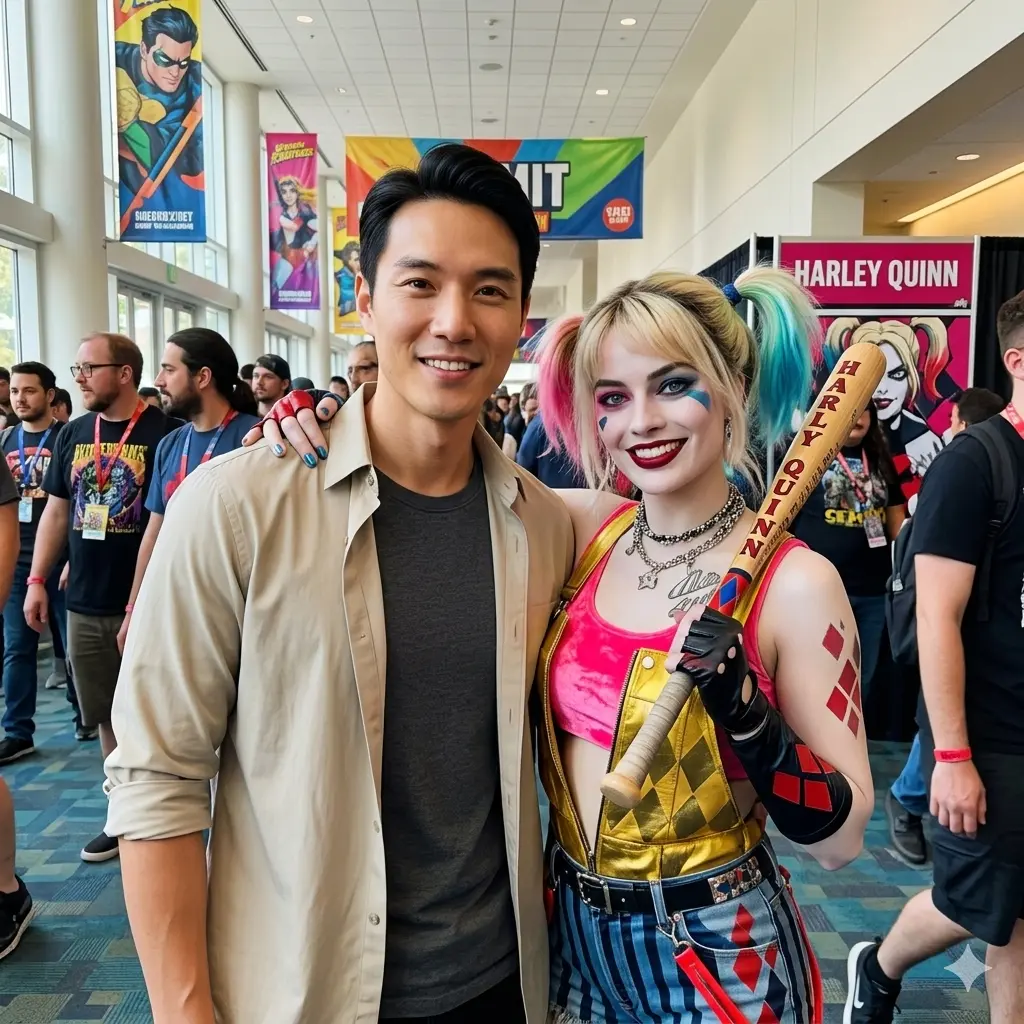 Harley Quinn cosplayer