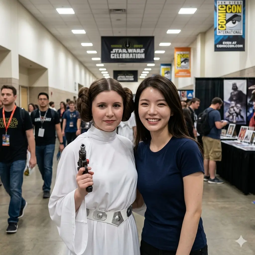 Princess Leia cosplay