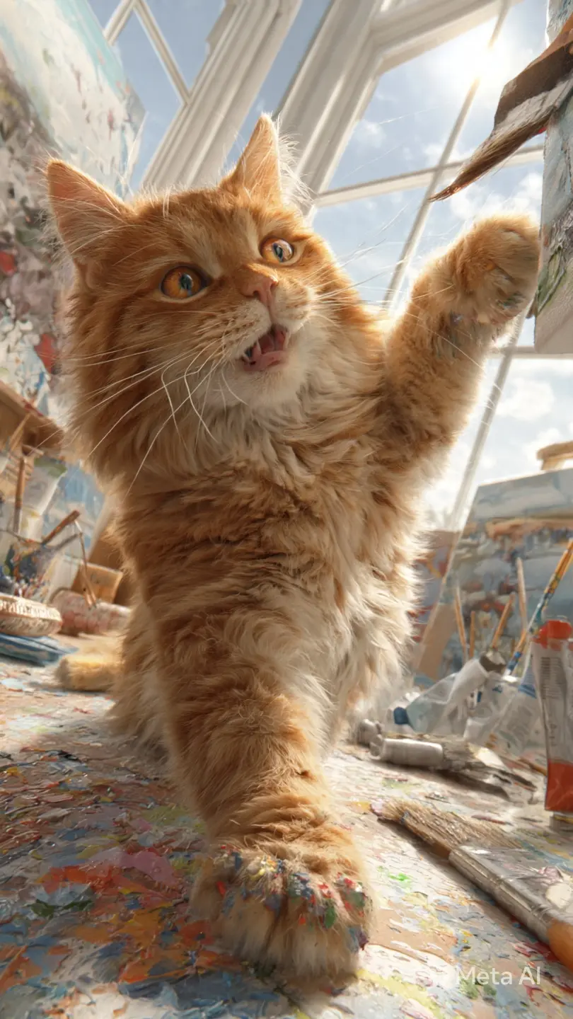 Artist cat