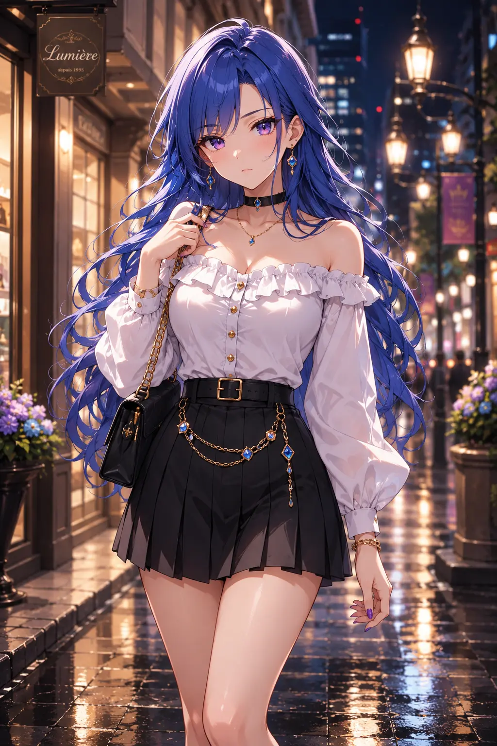 Chic night out in the city