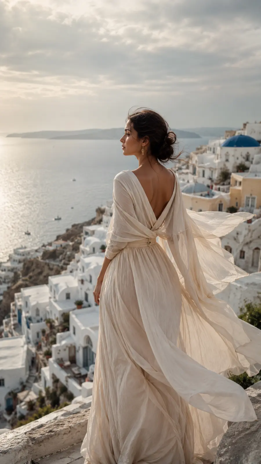 Overlooking Santorini