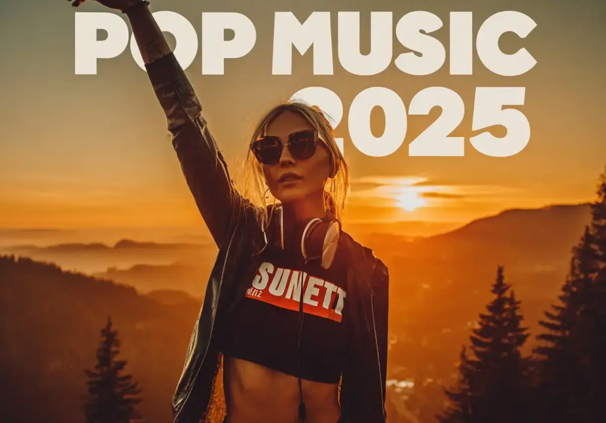 Pop music event poster