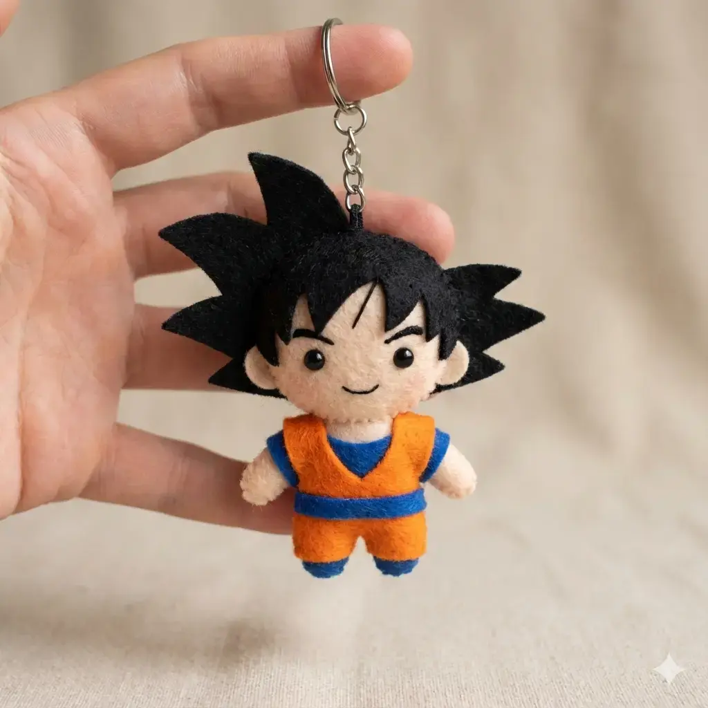 Small plush keychain