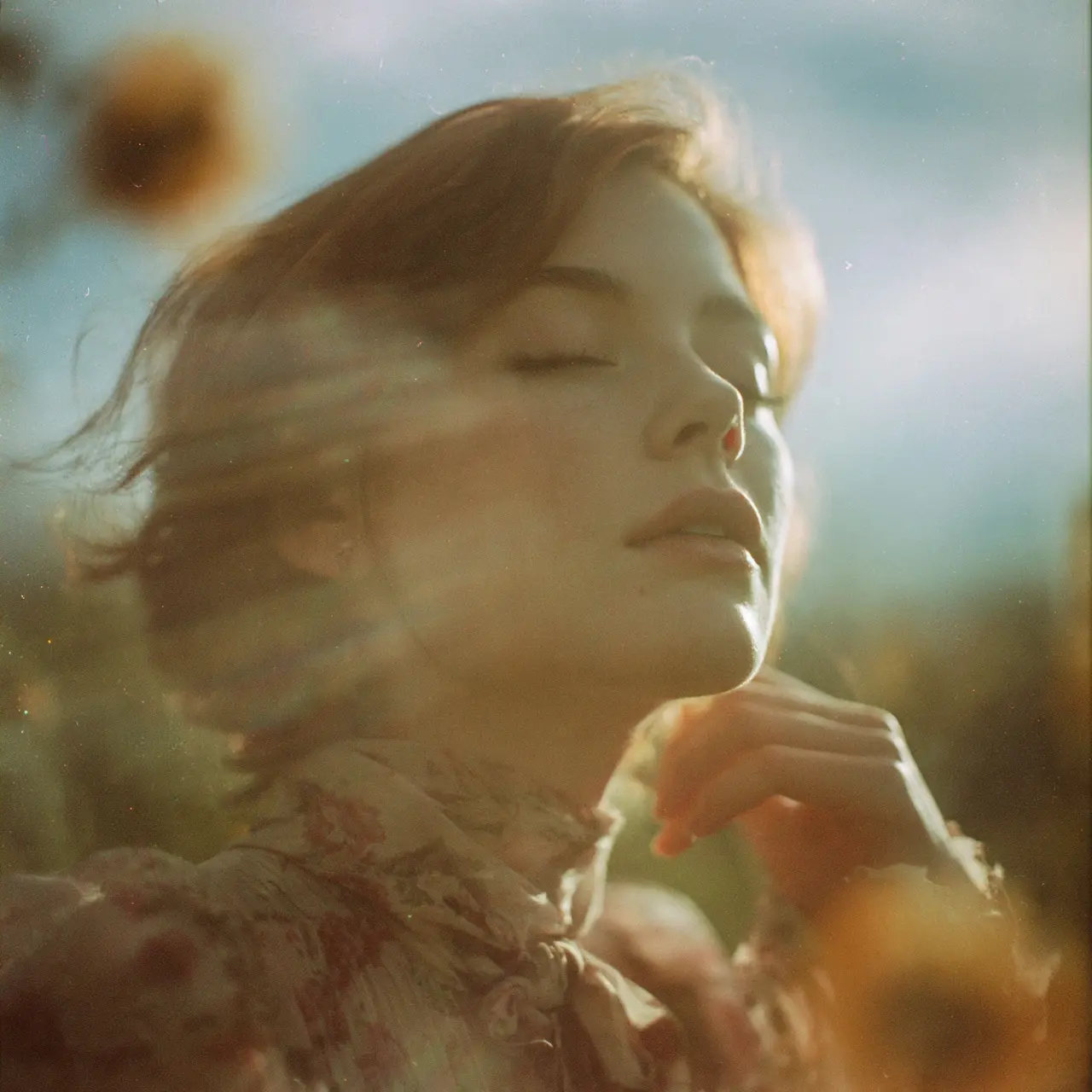 Dreamy film inspired portrait