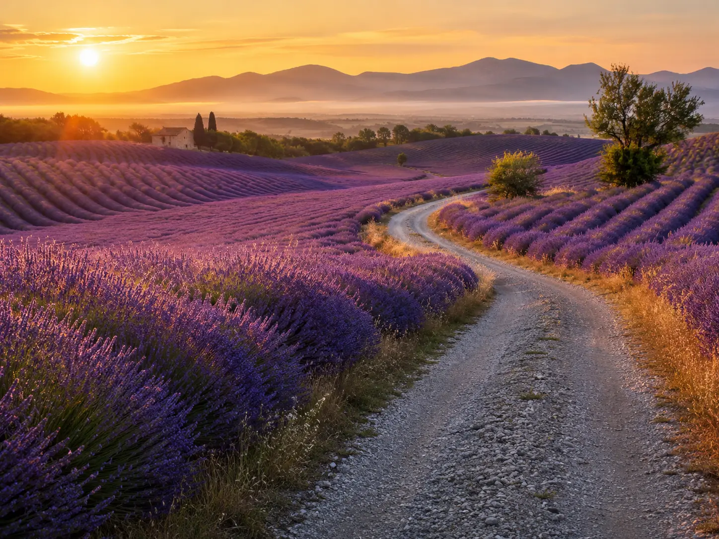 Lavender fields