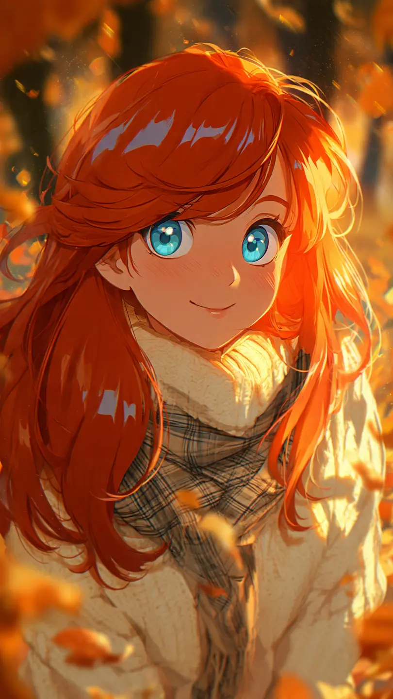 Autumn breeze in the park