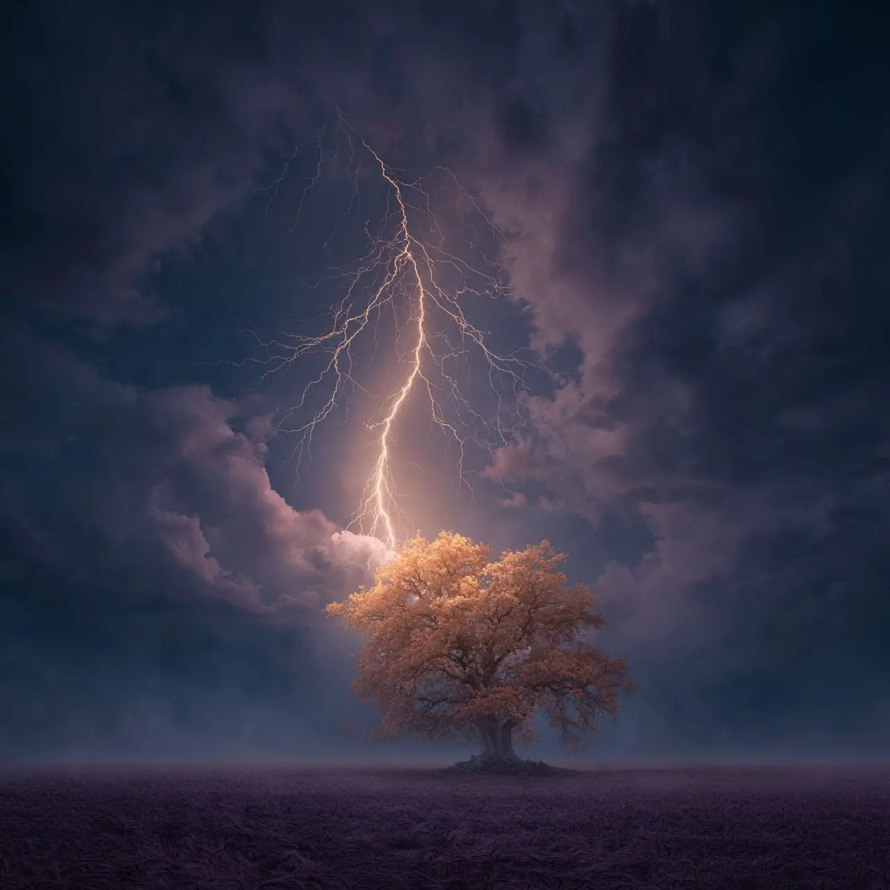 Lightning Strikes the Golden Tree