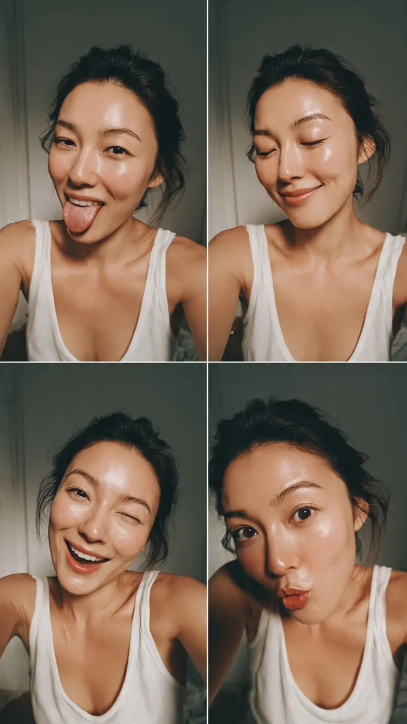 Playful Selfie Grid