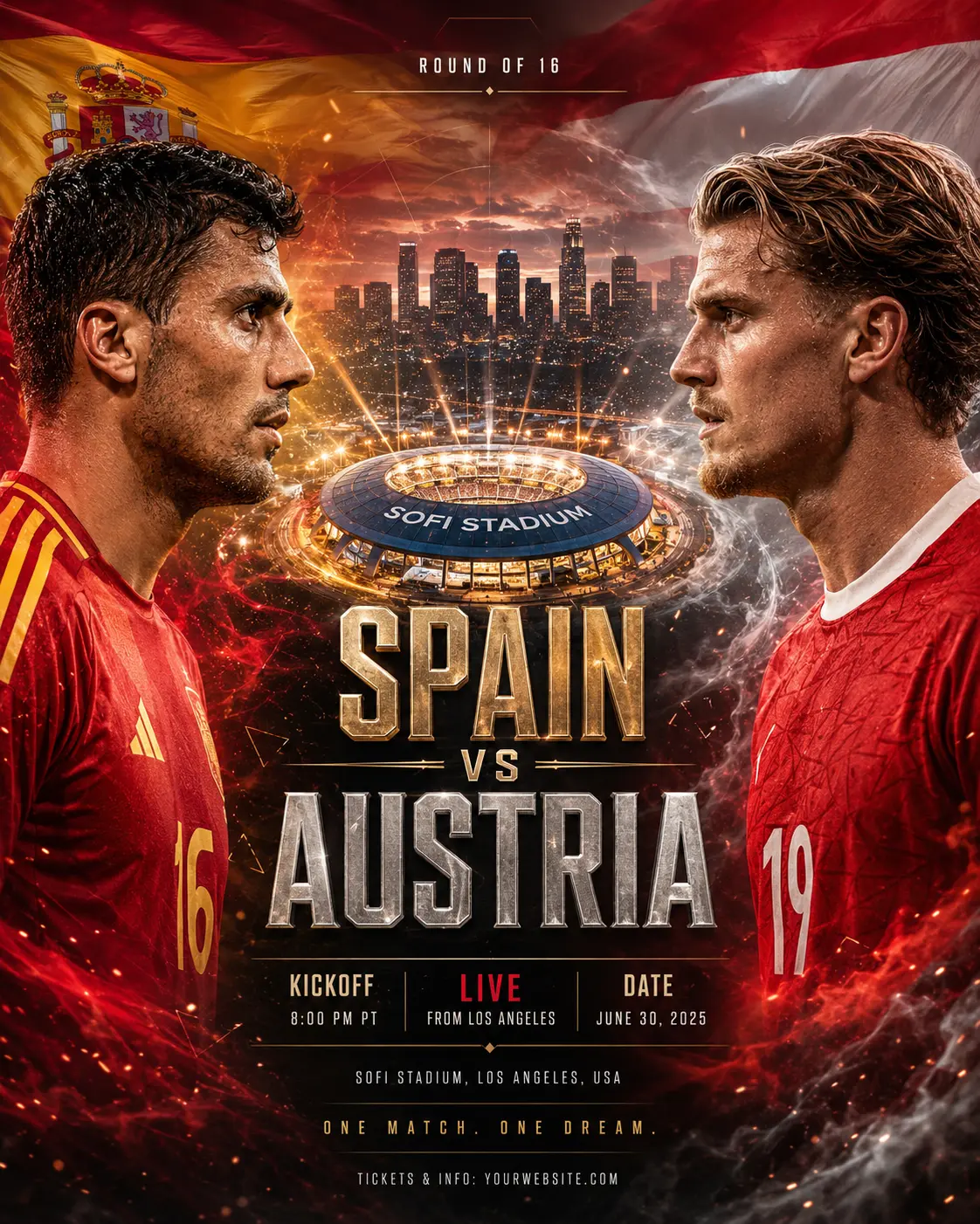 Spain vs Austria: Round of 16 showdown