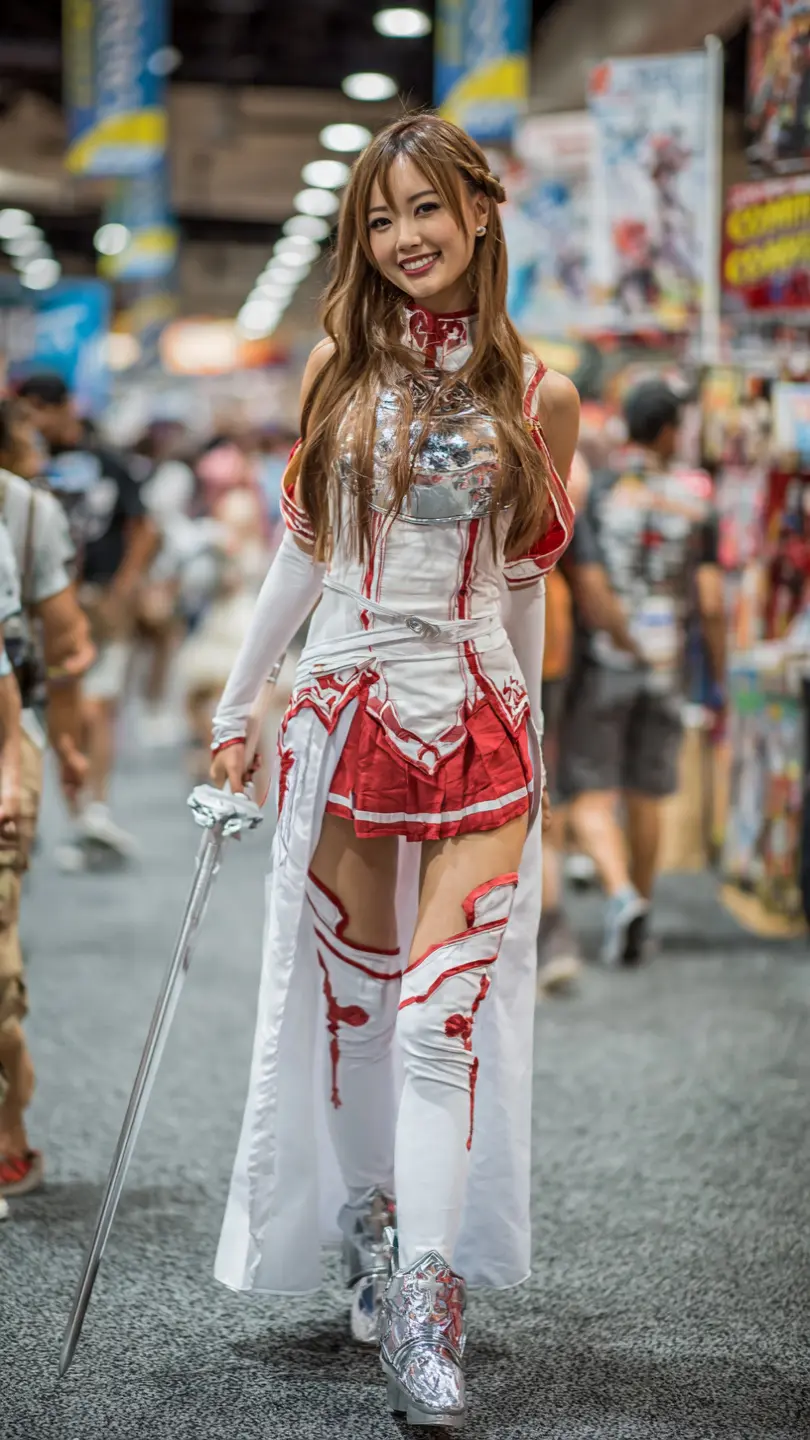Asian Asuna Cosplay
