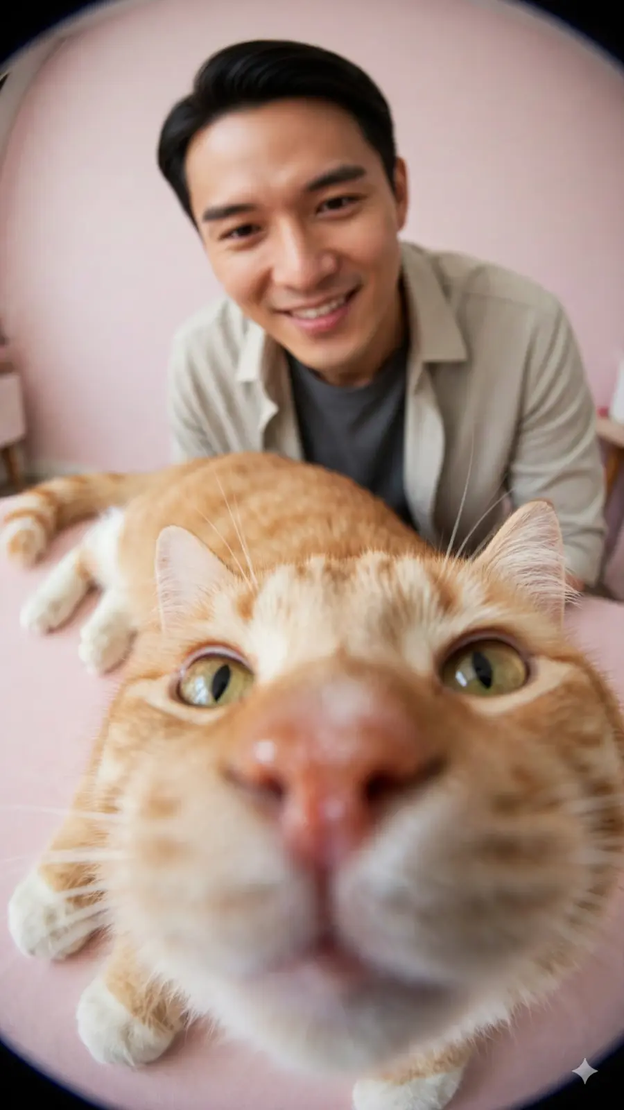 My cat and me photo