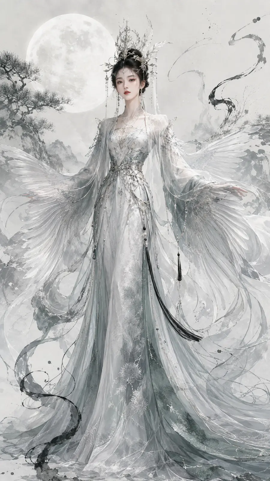 High-end Eastern fantasy couture art