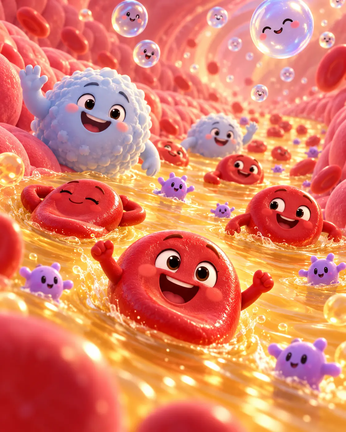 Joyful Journey Through the Bloodstream