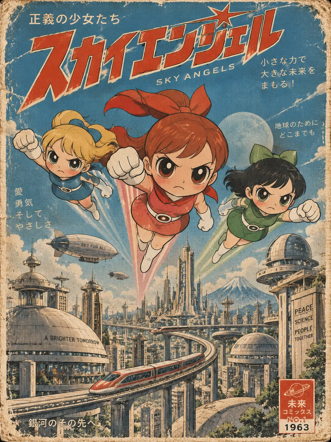 Sky Angels: Retro Futuristic Heroines