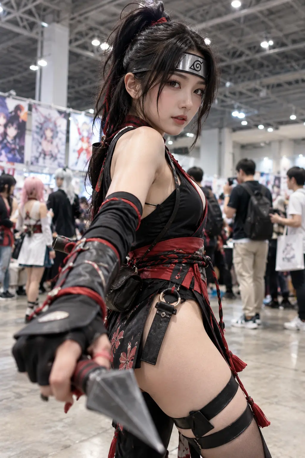 Ninja Cosplay at the Convention