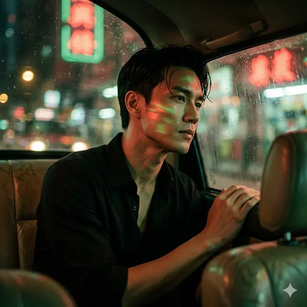Wong Kar-wai Style Cinematic Portrait