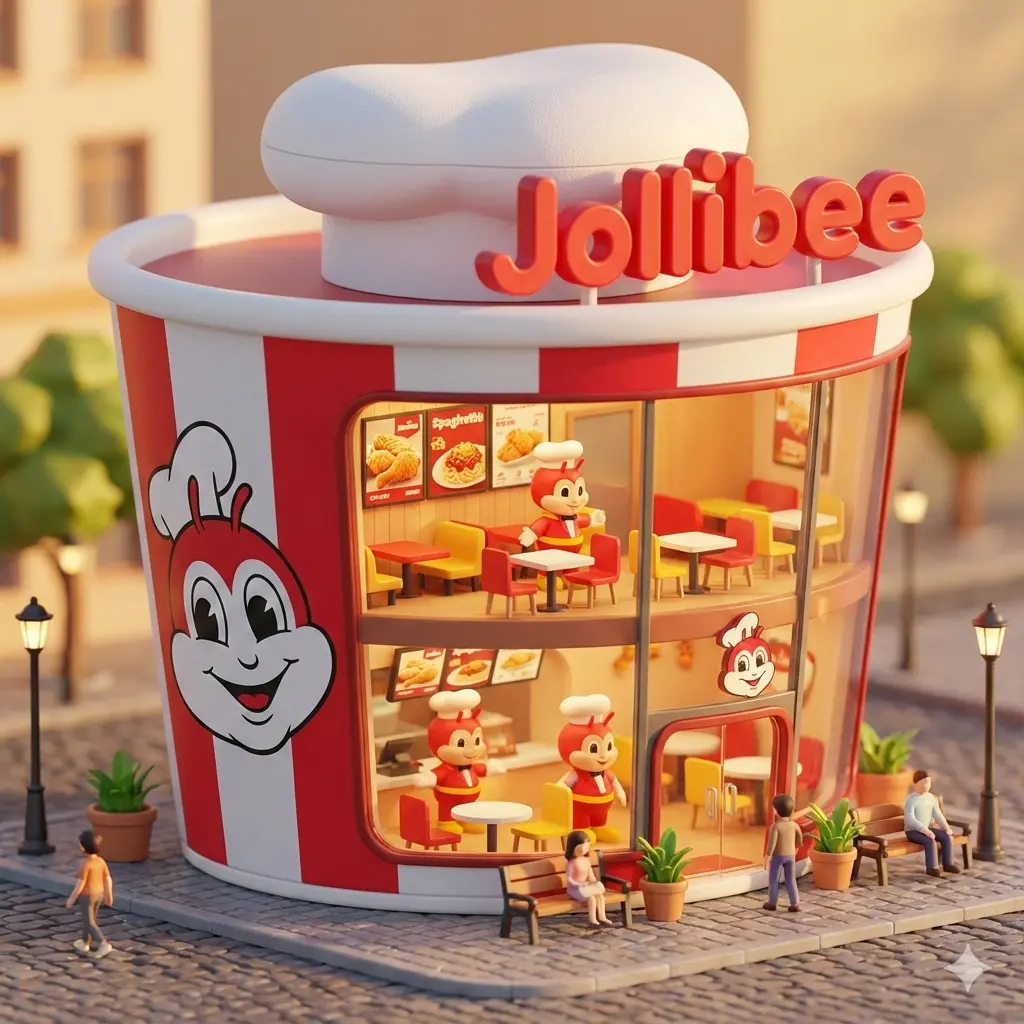 Jollibee chibi-style miniature