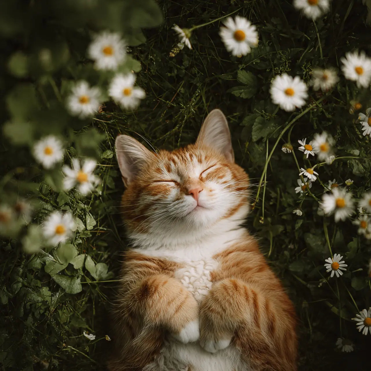 Daisy Nap in the Sun