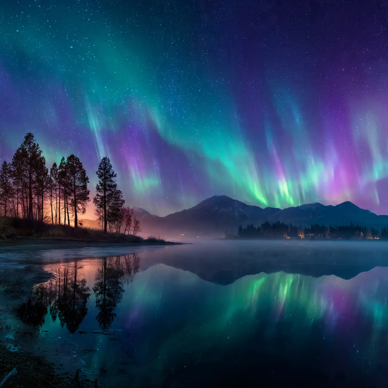 Mirror of the Northern Lights