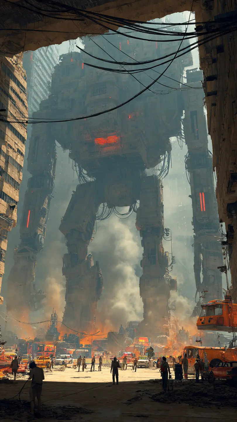 The Machine God Walks at Midnight