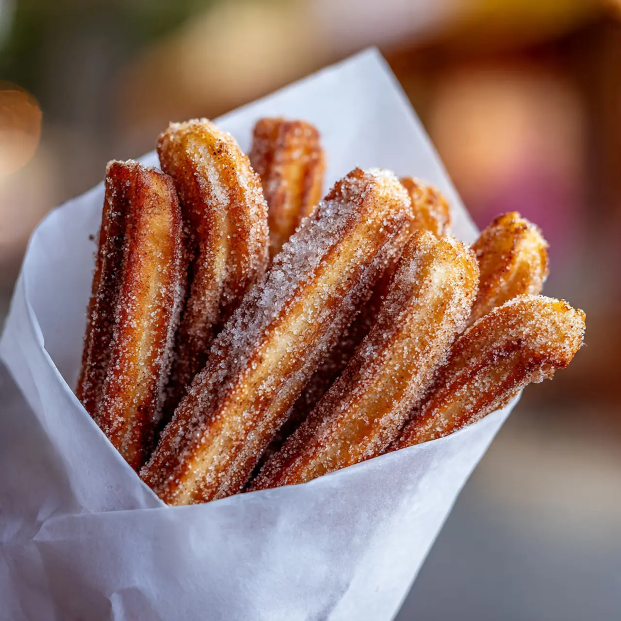 Cinnamon Sugar Churros Street Style