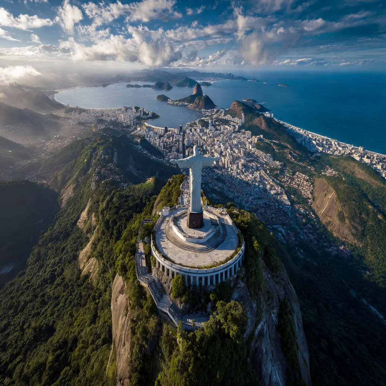 Christ the Redeemer Above Rio de Janeiro