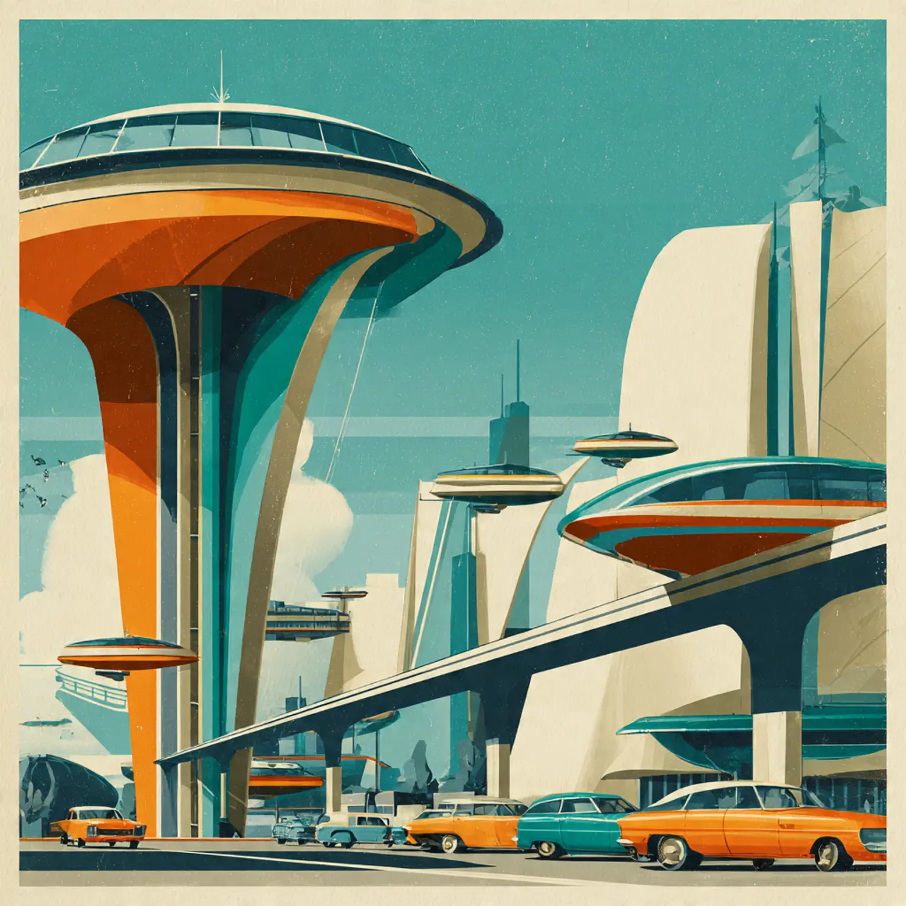 Retrofuturism City