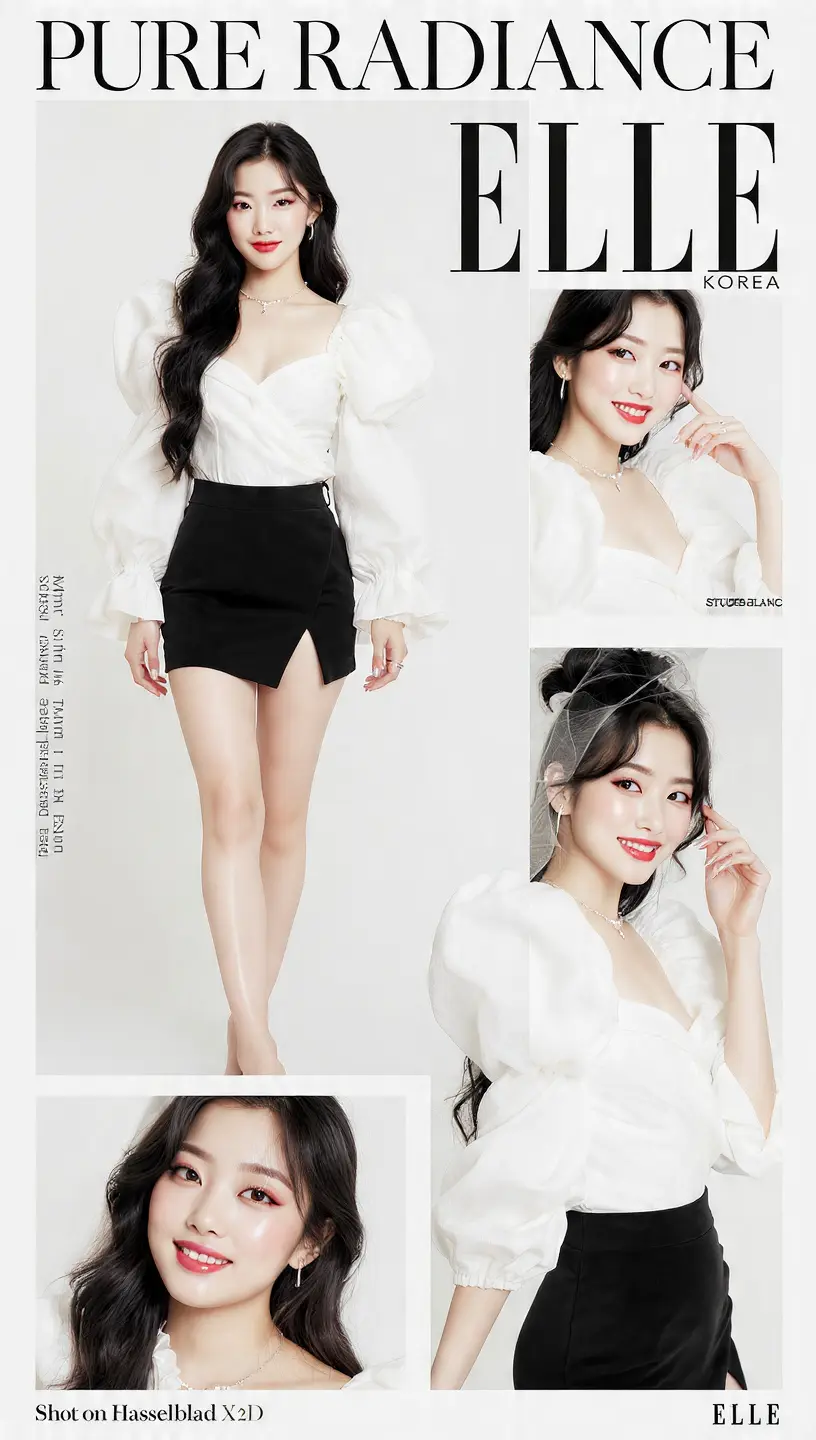 Pure Radiance — K-Beauty Fashion Editorial