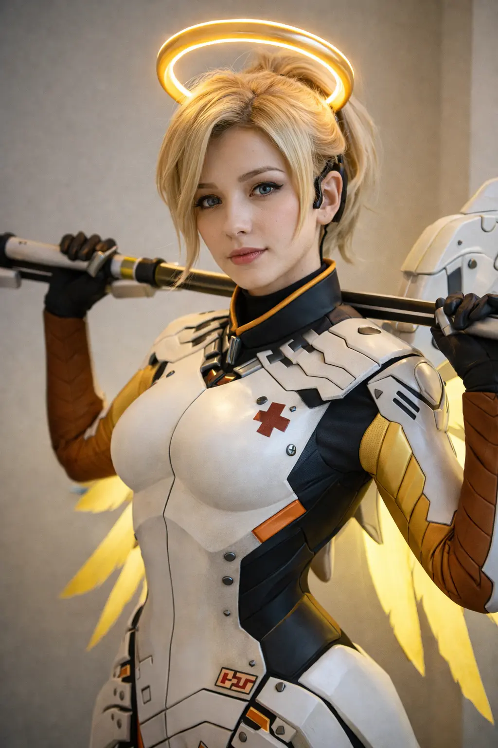 Mercy Overwatch Cosplay Portrait