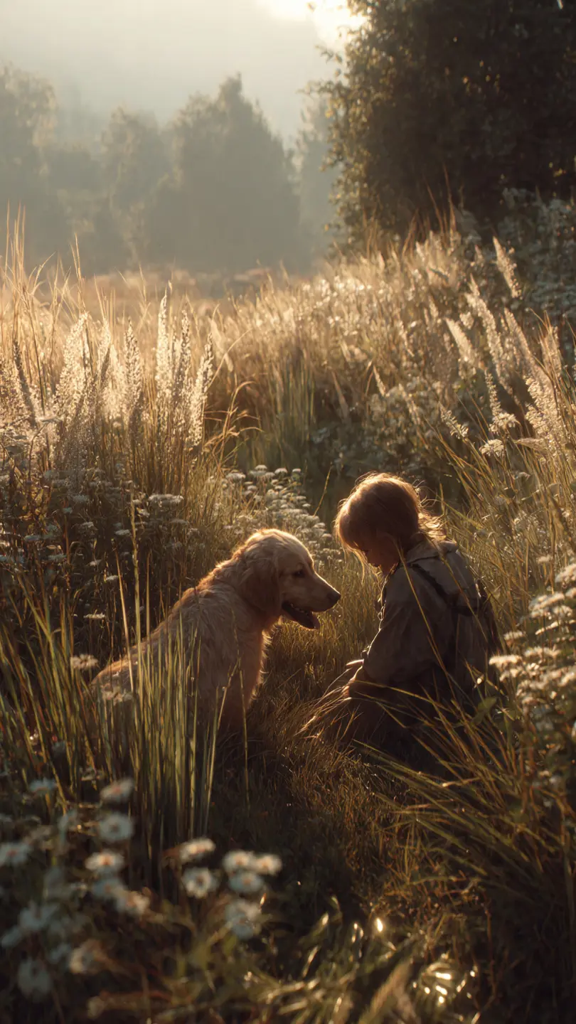 Golden Hour in the Meadow