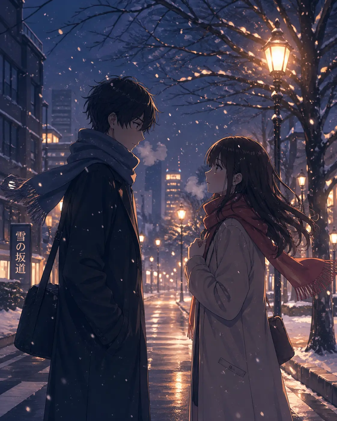 Snowy reunion