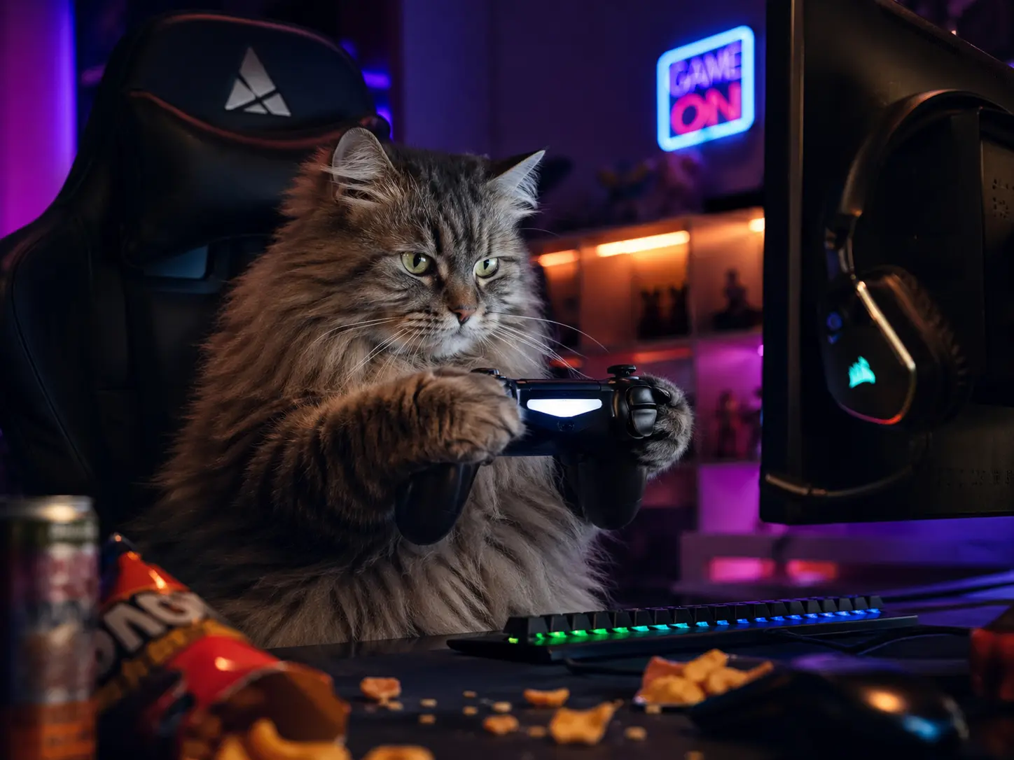 Gamer cat