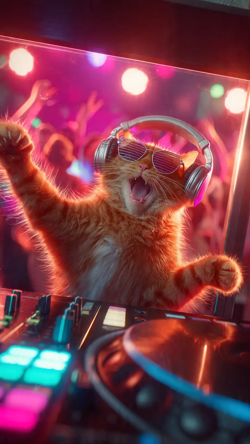 DJ cat
