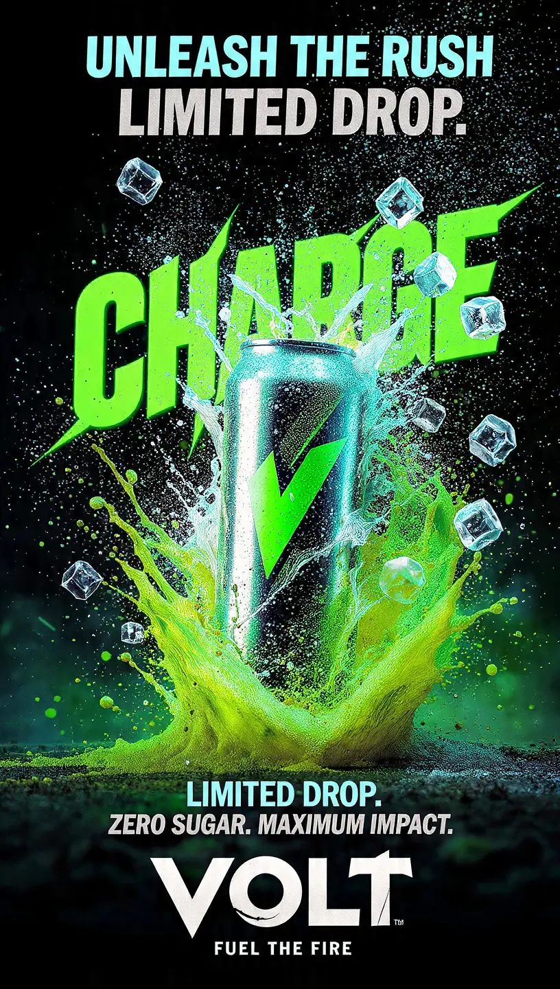 Energy drink ad