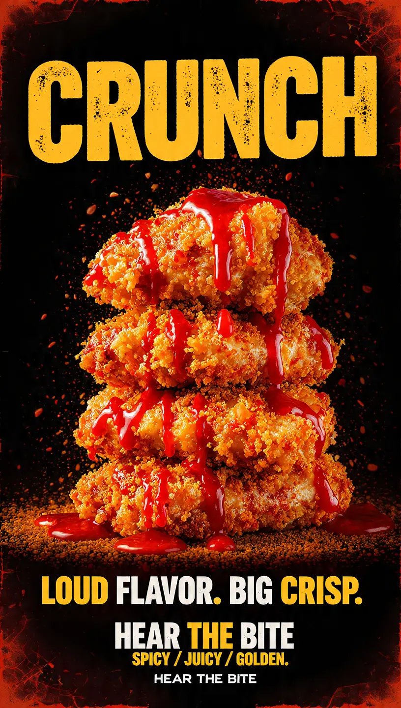 Fried chicken ad