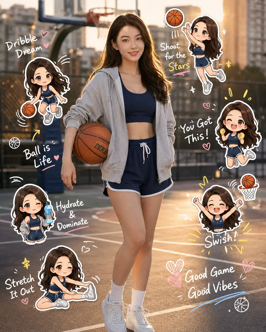 Cute Basketball Day