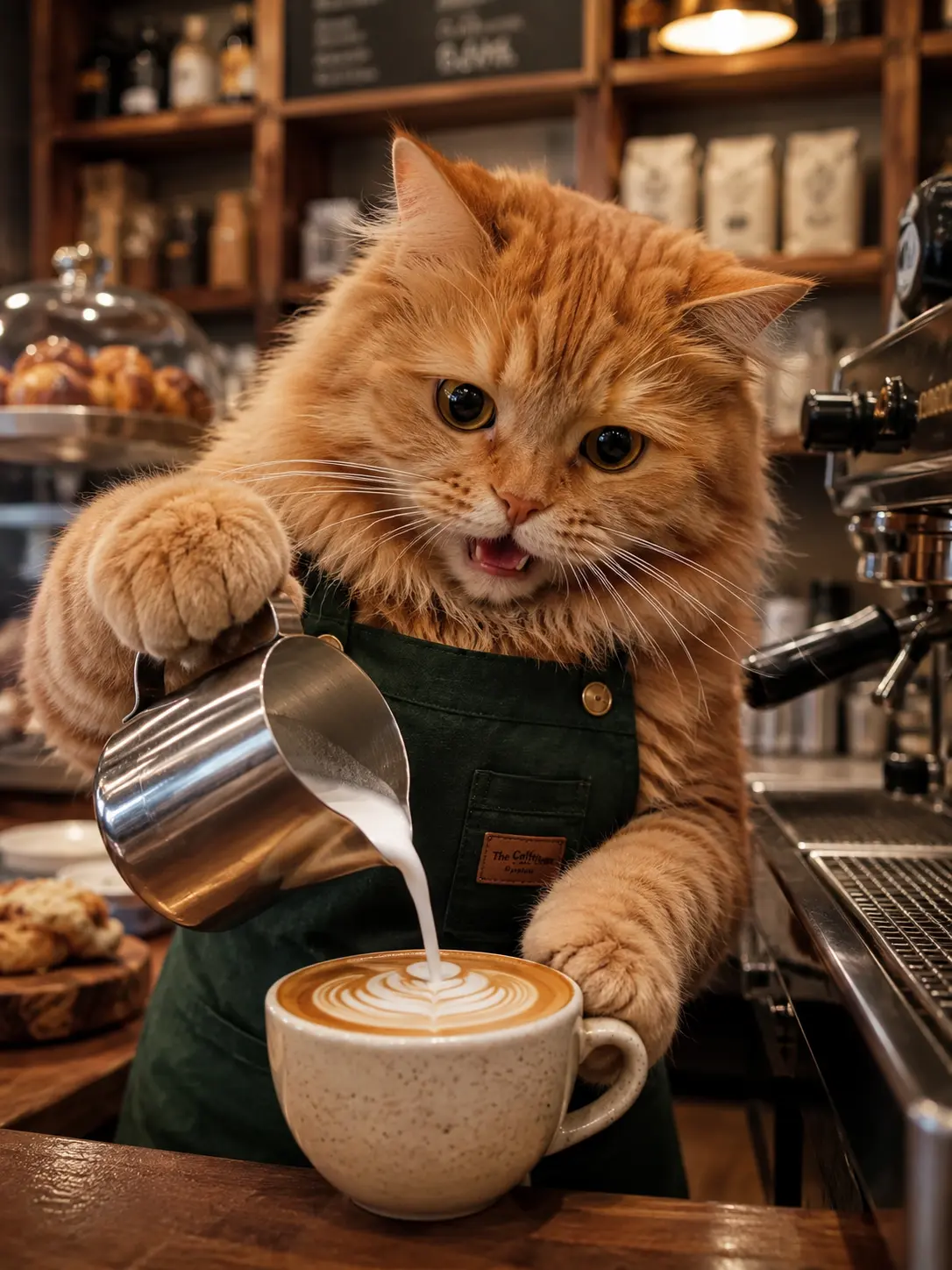 Barista cat